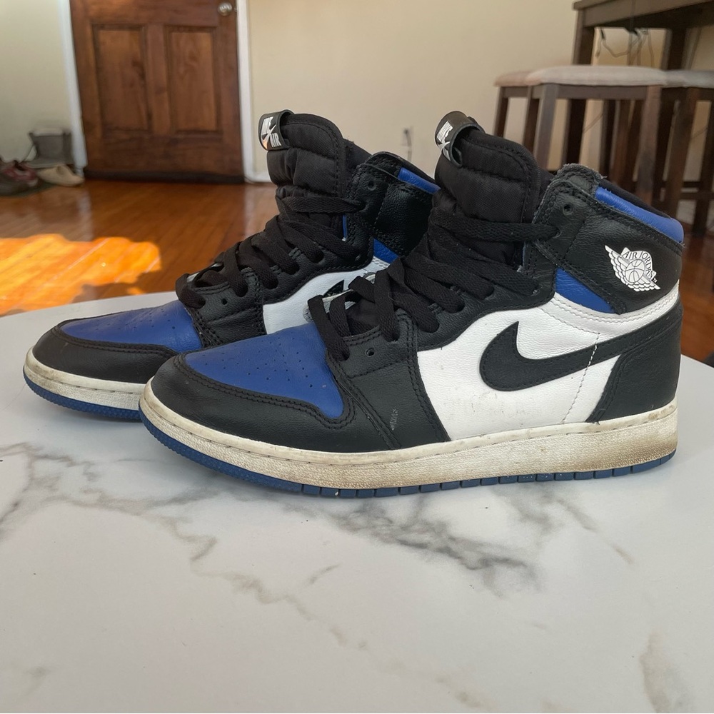 Jordan 1 Retro OG High Royal Toe Sneakers